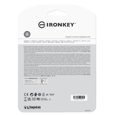 Memorie USB Kingston Vault Privacy 50 64 GB, USB Type-A, Negru