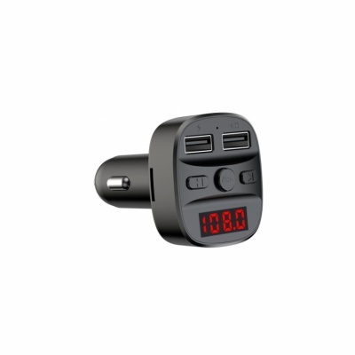 Modulator FM Serioux ABFM60, Bluetooth 5.0 , raza actiune de până la 5 m, voltaj intrare: 1x DC 12V/24V ,2 porturi USB: 1x USB DC5V 2.4A Max 1 x USB audio (pana la 32 GB), slot MicroSD (pana la 32 GB), format muzica: MP3/WMA/WAV, frecvența FM: 87.5MHz - - Img 5