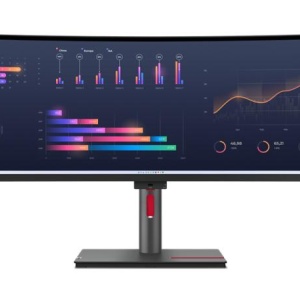 Monitor Lenovo ThinkVision P49w-30, 49'' IPS, DQHD (5120x1440), Anti- glare, 32:9, Curvature: 3800R, Brightness: 350 nits, Contrast ratio: 2000:1, Refresh Rate: 60Hz, Response time: 4 ms (Extreme mode) / 6 ms (Typical mode), Dot / Pixel Per Inch: 109 - Img 12