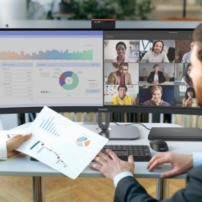 Monitor Philips 48.8" 49B2U6903CH/00, Curvature: 1800R, Diagonal (inch): 48.8, Diagonal (cm): 124, Aspect ratio: 32:9, Panel: VA, Resolution: 5120x1440, Refresh Rate: 120Hz, Response time GtG: 4ms, Brightness (max): 500 cd/m², Contrast (static) : 3000:1, - Img 7