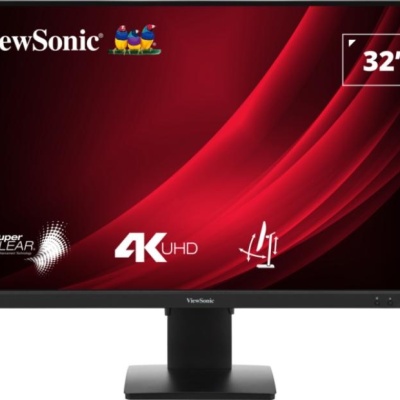 Monitor ViewSonic 31.5" VG3208-4K, Diagonal (inch): 31.5, Diagonal (cm): 80.01, Aspect ratio: 16:9, Panel: VA, Resolution: 3840x2160, Refresh Rate: 60Hz, Response time GtG: 4ms, Brightness (max): 300 cd/m², Contrast (static) : 3000:1, Contrast (dynamic): - Img 2