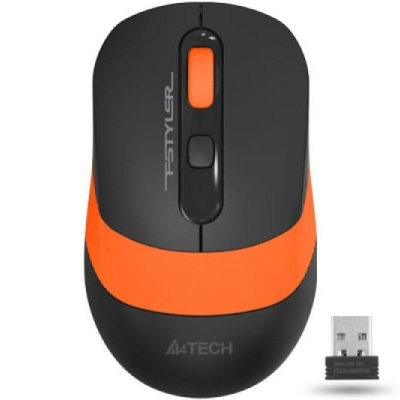 Mouse A4tech, gaming, wireless, optic, 2000 dpi, negru / portocaliu - Img 7