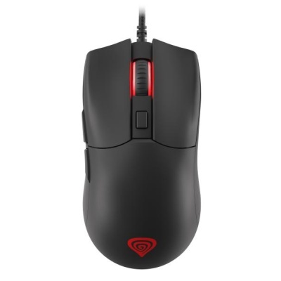 Mouse gaming cu fir Genesis Krypton 750, senzor optic Pixart PAW3333, interfata USB, rezolutie maxima 8000 DPI, numar butoane programabile 6, iluminare RGB, switch mecanic Huano, alb - Img 2