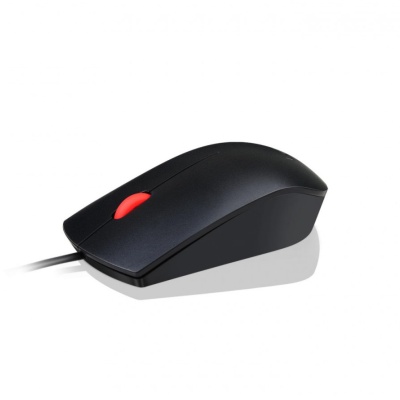 Mouse Lenovo Optical Wheel Mouse, 1600 DPI, Wired, Black - Img 3