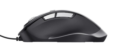 Mouse Trust Fyda cu fir, optic, interfata USB 2.0 rezolutie maxima 5000 DPI, 6 butoane, negru - Img 9