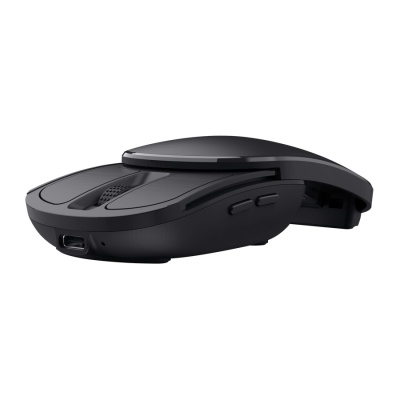 Mouse Trust Zylo Pocket Foldable, rezolutie maxima 2400 DPI, negru