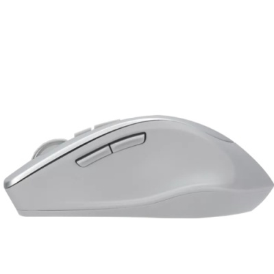 Mouse wireless ASUS WT425 (PN 90XB0280-BMU0L0), culoare Silver, rezoluţie 1000/1600 dpi comutabil, conectivitate RF 2.4GHz cu dongle USB, ergonomie pentru mâna dreaptă, clicuri silenţioase, dimensiuni 106 ,84×74,73×39,13 mm, greutate 82 g (cu baterie), - Img 3