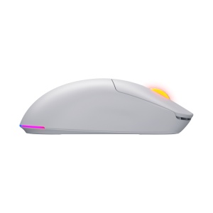 Mouse wireless Hator Quasar 3, conectivitate 2.4GHz, bluetooth si USB, polling rate pana la 1000Hz, rezolutie maxima 12000 DPI, capacitate baterie 600 mAh, durata de viata baterie in modul wireless pana la 100 ore, timp incarcare 2 ore, switch HATOR®