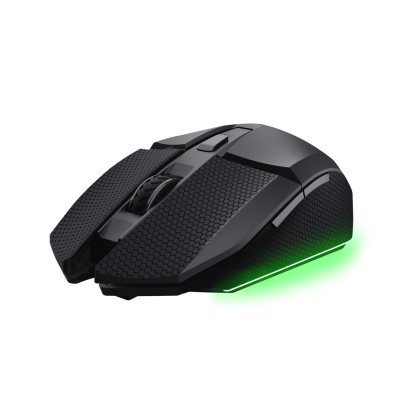Mouse wireless Trust GXT 122 Felox, optic, rezolutie maxima 10000 dpi, 7 butoane, negru