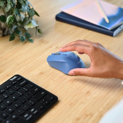 Mouse Wireless Trust Mydo, DPI: 1000-1800, albastru - Img 12