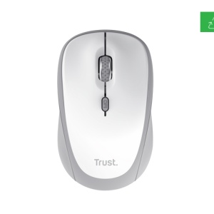 Mouse wireless Trust Yvi, rezolutie maxima 1600 DPI, alb