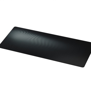 Mousepad Genesis Carbon 500 Maxi Ultra Wave, impermeabil, material cauciuc si textil, dimensiuni 1100x450x2.5 mm, negru/gri