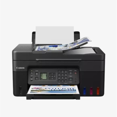 "Multifunctional inkjet color CISS Canon PIXMA G4470 , dimensiune A4(Printare, Copiere, Scanare, Fax), viteza imprimare 11ipm alb-negru, 6ipm color,rezolutie printare 4800x1200 dpi, imprimare fara margini, alimentarehartie 100 coli, ADF 35 coli, scanner - Img 4