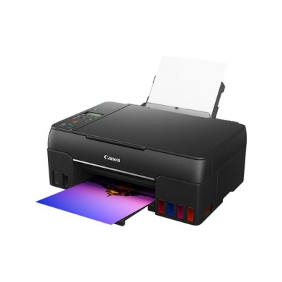 Multifunctional inkjet color CISS Canon Pixma G640, dimensiune A4,viteza 3.9 ppm alb-negru, rezolutie 4800x1200dpi, alimentare hartie 100coli, Scanner CIS, rezolutie scanare:600 x 1200, 99 copii max, zoom:25%-400%, format hartie: A4, A5,B5, interfata: - Img 2