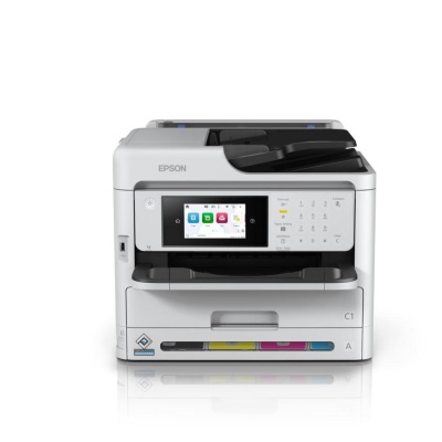 Multifunctional inkjet color Epson WorkForce Pro WF-C5890DWF, dimensiune A4 (Printare, copier, Fax ),duplex, viteza 34ppm alb-negru si color, rezolutie 4.800 x 1.200 dpi, alimentare hartie 250 coli + 50 ADF, Scanner: 24 ipm,rezolutie 1200 x 2400dpi, scan - Img 2