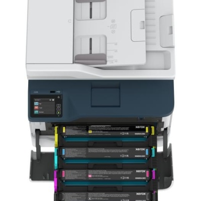Multifunctional laser color Xerox C235V_DNI, Print/Copy/Scan/Fax, Dimensiune A4, Viteza: 22 ppm, Rezolutie Imprimare 600 x 600 dpi, calitate culoare de 4800,Copiere 600 x 600 dpi, Procesor 1 GHz Dual Core, Memorie 256 MB, Limbaje imprimate PCL® 5/6, - Img 7