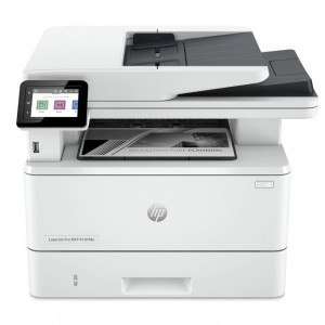 Multifunctional laser mono HP Laserjet 4102DW , dimensiune A4 (Printare, Copiere, Scanare), Duplex, viteza 40ppm, rezolutie max 1200 x 1200dpi, procesor 1200Mhz, memorie 512MB RAM, alimentare hartie 350 coli, + 50 coli DADF, limbaj de printare HP PCL 6,