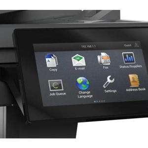 Multifunctional laser monocrom Lexmark MX532adwe, A4, Imprimare/Scanare/Copiere/fax analog,Grup de lucru mediu, Ecran tactil color Lexmark e-Task de 4,3 inchi (10,9 cm), Alimentator multifuncţional de 100 de coli, Tavă de ieşire de 250 de coli, Unitate - Img 10