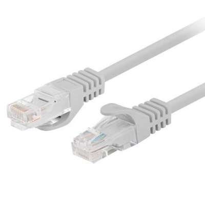 Patch cord Cat.6 UTP 0,25 m gri, Fluke Passed - Img 2