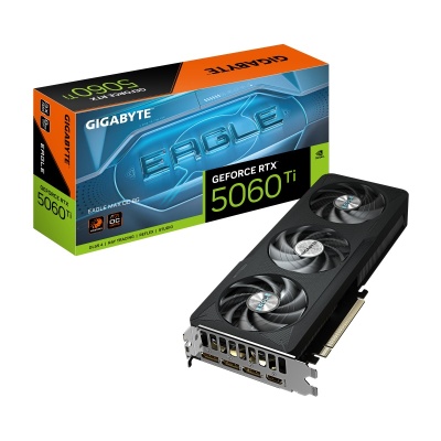 Placa Video GIGABYTE GEFORCE RTX 5060 TI EAGLE MAX OC 8GB GDDR7 128 bit, PCIE 5.0, 3x DP 1x HDMI - Img 2
