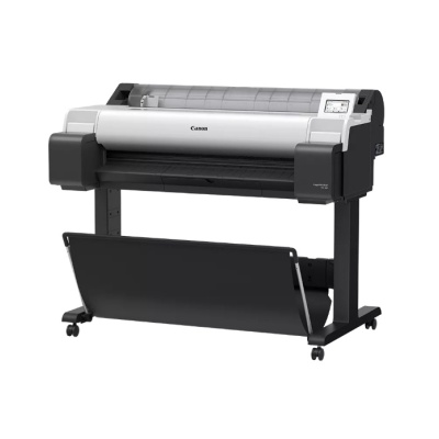 Plotter Canon imagePROGRAF TM-340 36"(914mm), format A0, 5 culori, rezolutie max 2400x1200dpi, memorie 2GB, limbaje de imprimare: HP-GL/2, HP RTL, JPEG (Ver. JFIF 1.02), CALS G4 (submission via FTP only), Display LCD 4.3", interfata: USB 2.0, Ethernet, - Img 2