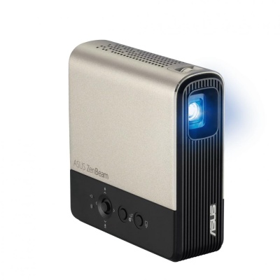 Proiector portabil Asus ZenBeam E2, DLP LED 30.000 ore, WVGA 854* 480, max FHD 1920*1080, 300 LED lumeni, 400:1, 16:9, boxa 5W, HDMI, USB-A: x 1 (Power output 5V/1A, USB WiFi dongle), proiectie Wireless, dimensiune maxima imagine 100" la maxim 2.8 m, - Img 2