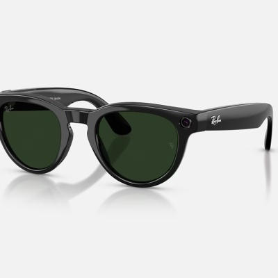 Ray-Ban Meta Headliner Gen 2 High Bridge FIT Shiny Black Graphite Green Transitions 50-23 - Img 2