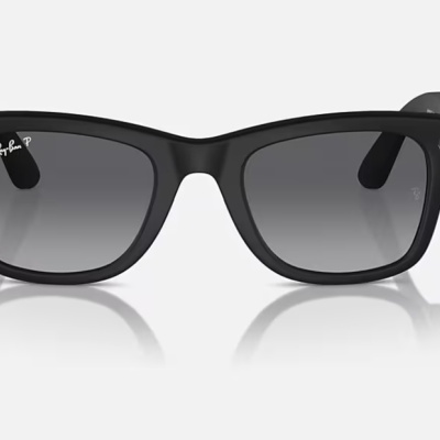 Ray-Ban Meta Wayfarer AI Glasses Matte Black/Polar Gradient Graphite