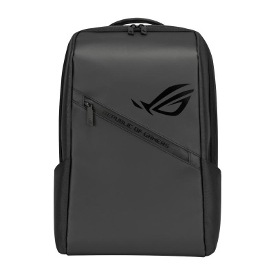 Rucsac laptop ASUS BP2501 ROG RANGER 16", material exterior 1260D poliester cu coating PU, compartiment pentru laptop până la 354×264×30.4 mm, dimensiuni rucsac 440×310×170 mm, greutate ~1.14 kg, buzunar superior cu fermoar, compartiment principal cu