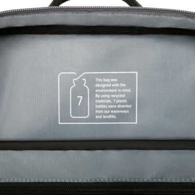 Rucsac laptop Targus 16" Sagano EcoSmart, pentru laptopuri de 16" sau mai mici, capacitate 20 de litri, material RPET 500, dimensiun: 30 x 14 x 50 cm, greutate 0.48 kg, negru/gri - Img 12
