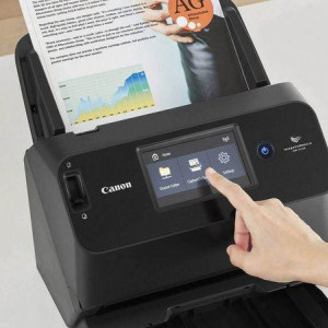 Scanner Canon DR-S130, dimensiune A4, tip sheetfed, viteza scanare: 30ppm alb-negru si color, duplex, rezolutie optica 600dpi, ADF 60 coli, senzor CIS, software: ISIS / TWAIN Driver (Windows 8.1 / 10. Windows Server 2012 R2 /2016 / 2019) CaptureOnTouch - Img 2