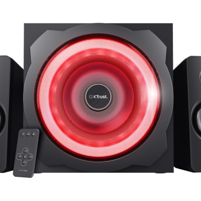Sistem 2.1Trust GXT629 Tytan cu fir, USB 2.1, putere maxima RMS 120W, frecventa raspuns 20 Hz - 20.000 Hz, negru - Img 2