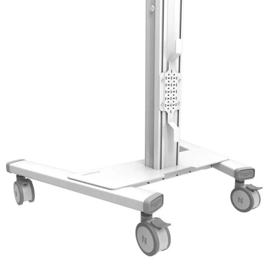 Stand podea mobil Neomounts 37"-75", VESA 100x100~600x400, 70kg, fix, inaltime reglabila, alb - Img 7