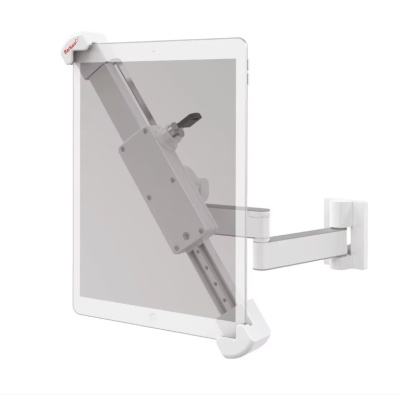 Stand tableta si telefon mobil Barkan T72VL, 7" - 14"/ 18-36 cm, Greutate maxima 5.6kg, Culoare: Alb.
