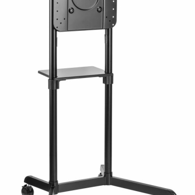 Stand TV mobil Serioux TV11-46TW, parti metalice: Cadru principal vertical, Brațele de prindere VESA, Placa de montaj TV, baza, fixarea se face cu ajutorul accesoriile incluse; dimensiuni: 920x702x1595mm, compatibilitate dimensiune ecran: 37"-70", - Img 6