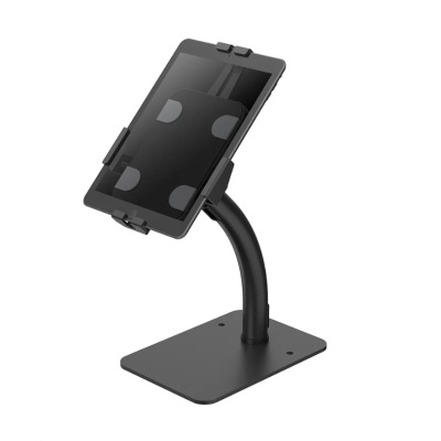 Suport de tableta Neomounts by Newstar DS15-625BL1, diagonala maxima 11", greutate maxima 1kg, tilt +20°, -110°, rotate 360°, reglare manuala, garantie 5 ani, negru