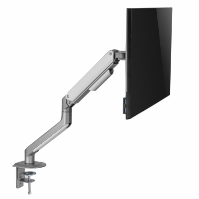 Suport monitor Serioux MM63-C012, compatibilitate dimensiune ecran 17"-32", greutate maximă suportata: (per ecran): 2~9kg, VESA: 75x75, 100x100, inclinare: +55°~-55°, pivotare: +90°~-90°, rotația ecranului: + 180°~-180°, instalare: clemă, grommet - Img 8
