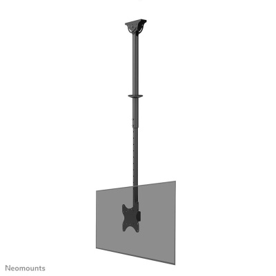 Suport TV Neomounts CL35-340BL12, VESA 200x200, inaltime ajustabila 106-156 cm, capacitate 50 kg, 25° inclinare, +3°, -3°rotire, +180°, -180° pivotare, negru