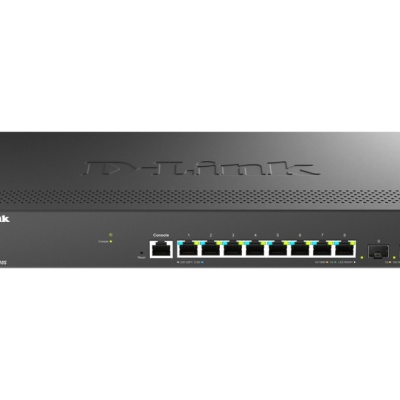 Switch D-Link DMS-1250-10S , 8 porturi Gigabit, 2 porturi SFP+, Protocol 802.1D STP 802.1s MSTP 802.1w RSTP, rackabil