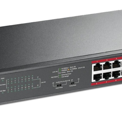 Switch TP-Link TL-SL1218MP, 16 port, 10/100/1000Mbps