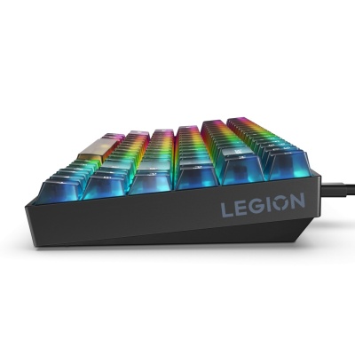Tastatura Gaming Lenovo Legion K510 Mini Pro, Numar taste: 84, Interfata tastatura: USB, Tastatura iluminata: RGB, Culoare: Negru, Tehnologie: Cu fir, Kit: Nu, Continut pachet: 1 x Keycap Puller, 1 x Tastatura Gaming; Altele: Anti-Ghosting, Lungime cablu - Img 6