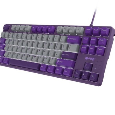 Tastatura Mecanica Gaming Fury Kanabo K2, USB, gri-violet, US - Img 2