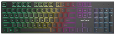 Tastatură office cu iluminare * Mod: USB cu fir * Număr tastă: 104 * Material: ABS * Culoare: Negru * Layout: SUA * Tip interfață: USB * Dimensiune: 438*126*26 mm * Compatibil cu Windows 2000/XP/Vista/Windows7/8/10/Mac