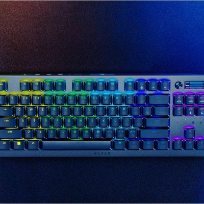 Tastatura Razer DeathStalker V2 Pro Tenkeyless, wireless, bluetooth, cu fir, conectivitate Razer™ HyperSpeed Wireless (2.4 Ghz), Bluetooth, sau Type-C, switch Razer™ Low-Profile Optical Switches (Linear), butoane programabile, optiune gaming mode,