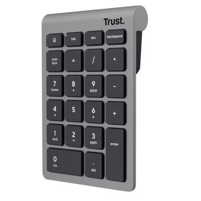 Tastatura Trust numerica wireless Xalax , numar taste 22, gri - Img 2