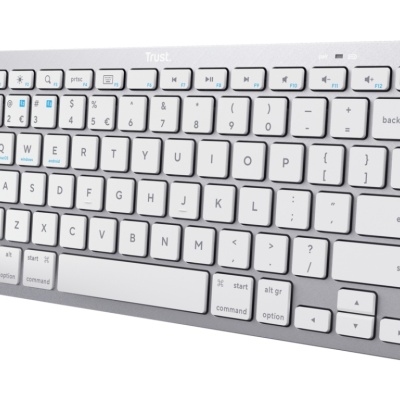 Tastatura Trust Wireless, numar taste 85, alb