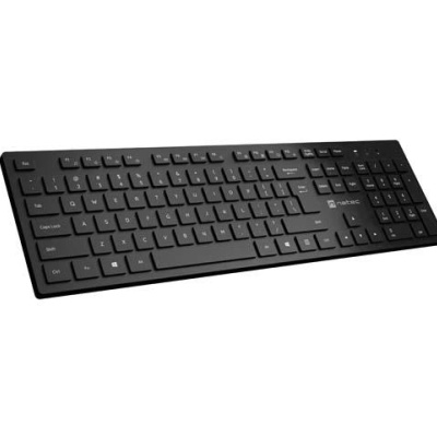 Tastatura wireless Natec Herring, tip membrana, 105 taste, negru - Img 3