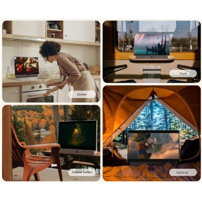 Televizor portabil METZ LED 24MPE7000, 60 cm, Smart Google TV , Full HD, 220/12V, 3h battery, Clasa E (Brand German) - Img 12
