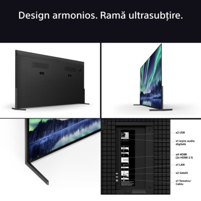 Televizor Sony BRAVIA 8M2 OLED 55XR8M2, 139 cm, Smart Google TV, 4K Ultra HD, 100 Hz, Clasa F - Img 6