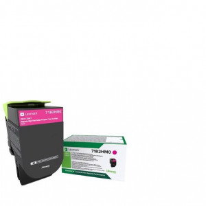 Toner Lexmark 71B2HM0, magenta ,return program ,3.5k,CX417DE, CX517DE, CS417DN, CS517DE